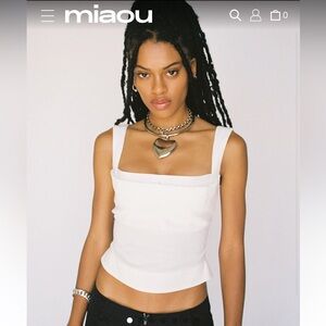 Miaou imogene corset white